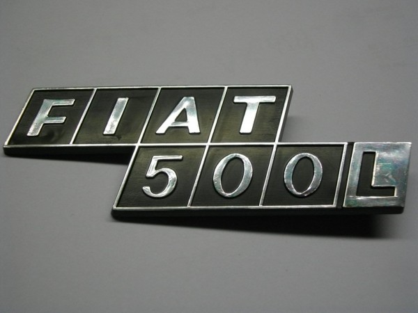 Schriftzug Emblem -Fiat 500 L- für Motorhaube