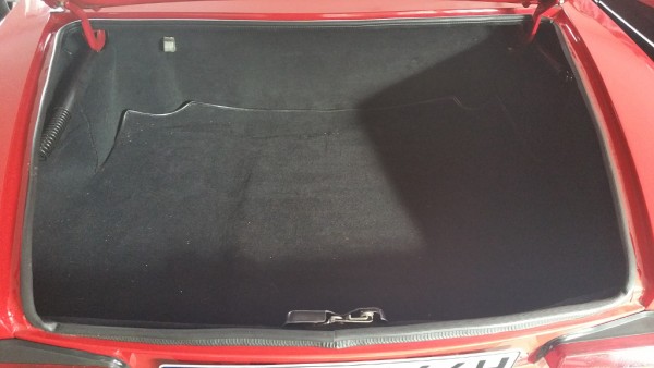 Kofferraumteppich 3-teilig -schwarz- 124 Spider DS
