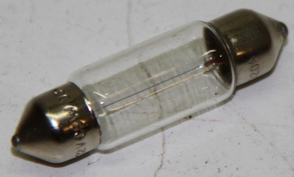 Glühbirne Soffitte Soffittenlampe Ø 10,5 X38mm -12 V 5 W-