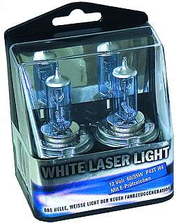 Glühlampe H1 -White Laserlight- Halogenlampenset