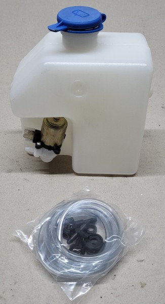 Scheibenwaschbehälter 1,3 L inkl. Pumpe & Zubehör Fiat 124, 125 , 131 usw